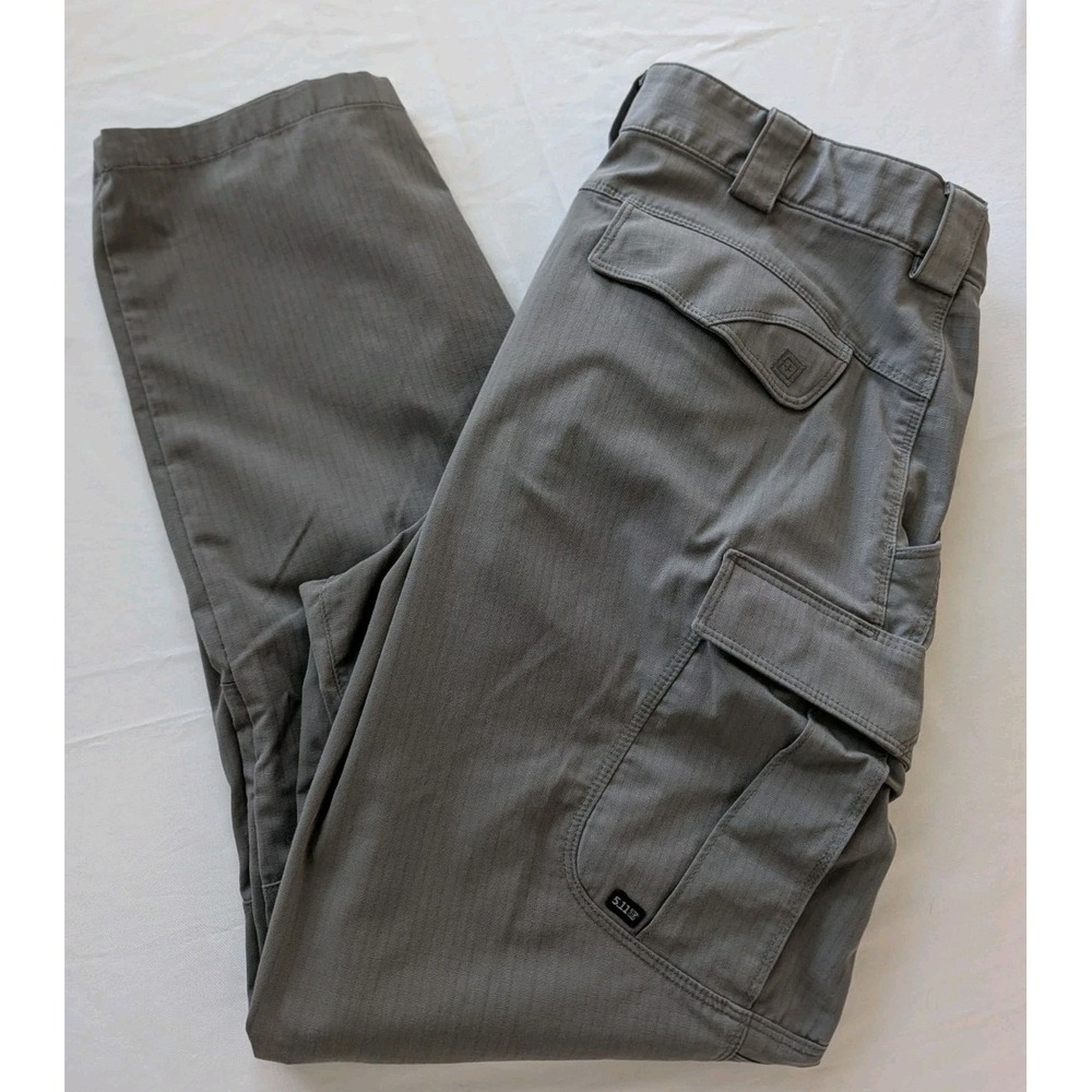 5.11 Tactical Pants Ripstop Cargo Work Military Utility Men's 38x32 Gray